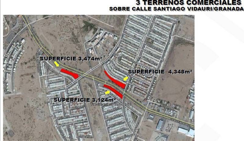 Gran terreno de 3,474 m2 en Lagos del Sol, sobre Av.Santiago Vidaurri