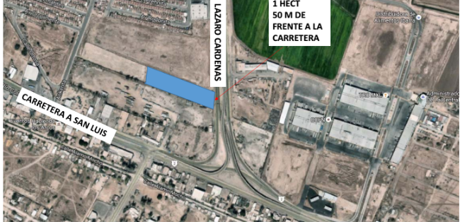 Terreno de 1 hect. en venta en Ejido Cuernavaca.