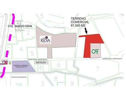 Terreno en venta de ubicado en Ex-Ejido Puebla.