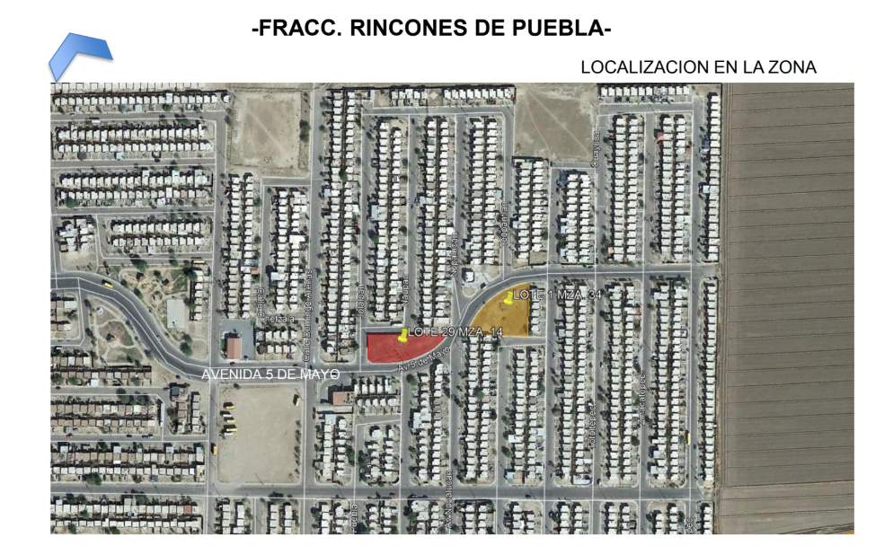 Terrenos Comerciales en Venta en Rincón de Puebla