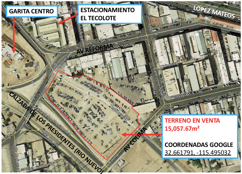 Terreno Comercial sobre Río Nuevo (Calz. de los Presidentes)