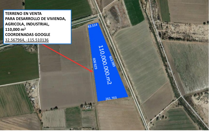 Terreno Comercial de 110,000 m² en Bomba Vieja