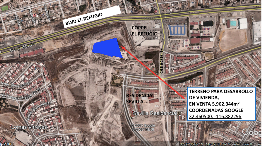 Terreno comercial de 5,902.344m en Sevilla Residencial