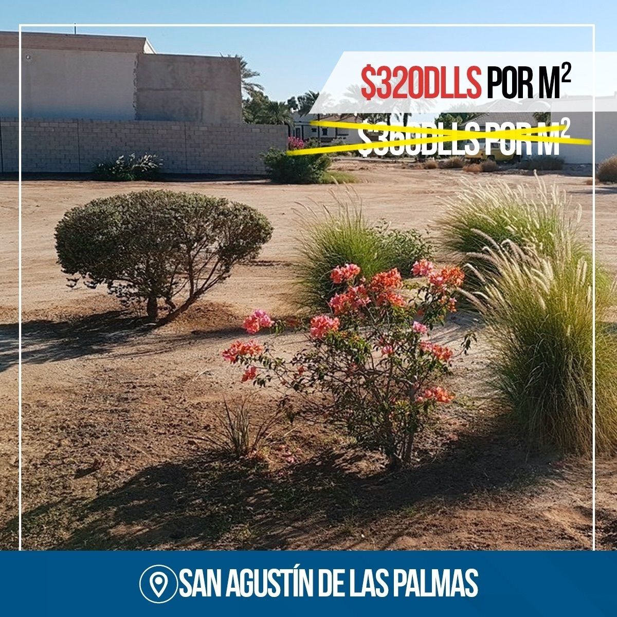Terreno Habitacional de 850m2 en San Agustin de las Palmas
