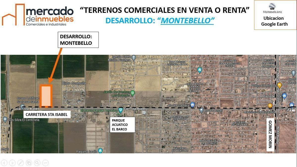 Terrenos Comerciales en Venta en Montebello