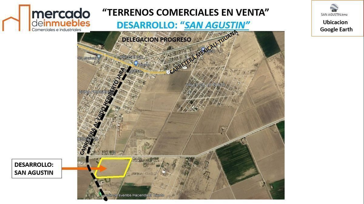 Terrenos Comerciales en Venta en San Agustín