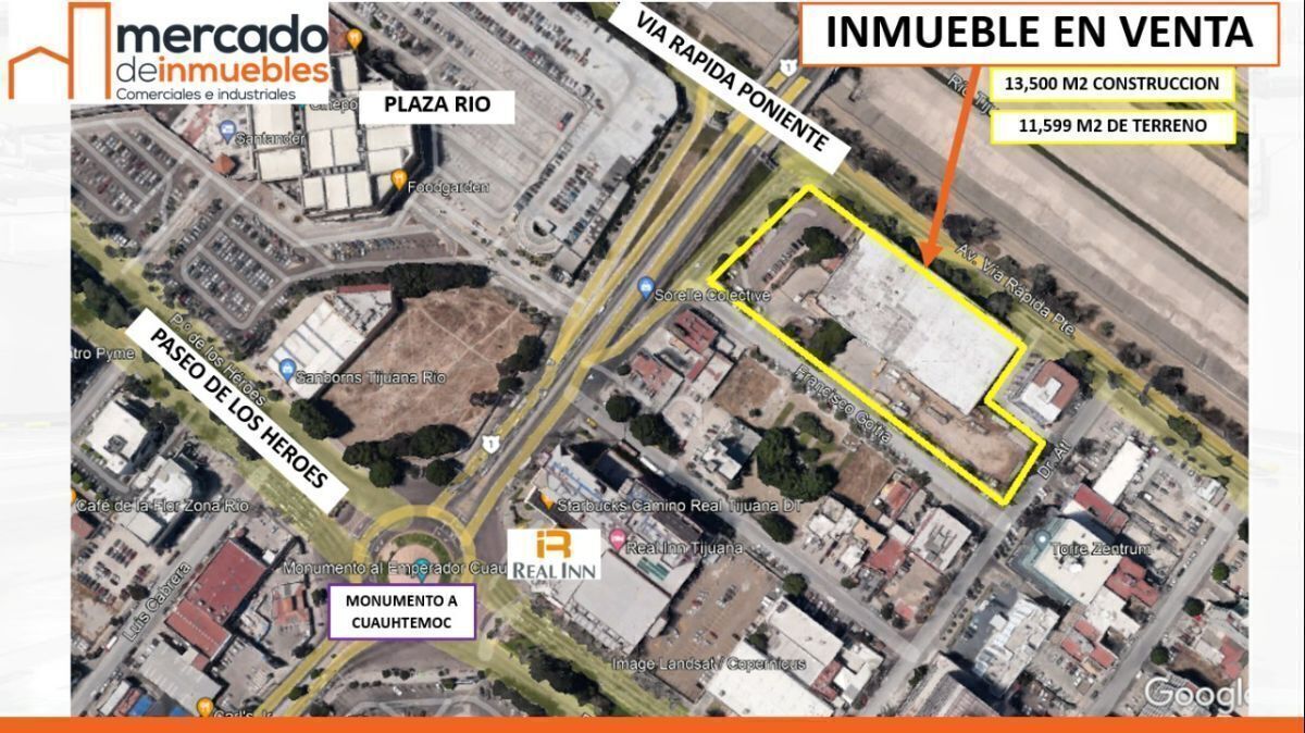 ¡EDIFICIO EN VENTA, ZONA RIO, TIJUANA! A LADO DE REAL INN, FRENTE A PLAZA RÍO