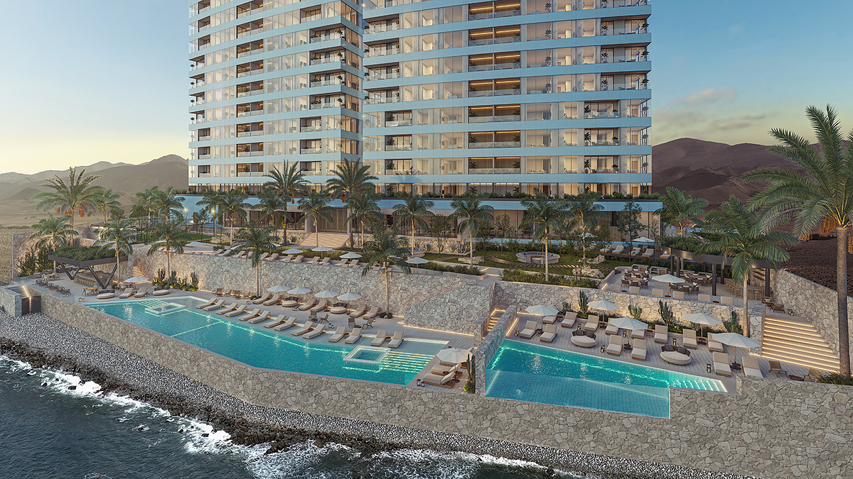 Departamentos + Garden con vista al mar en Ensenada